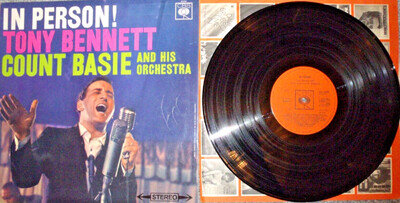 Tony Bennett - Count Basie & His Orchestra - In Person! - Vinyl LP - Excellent