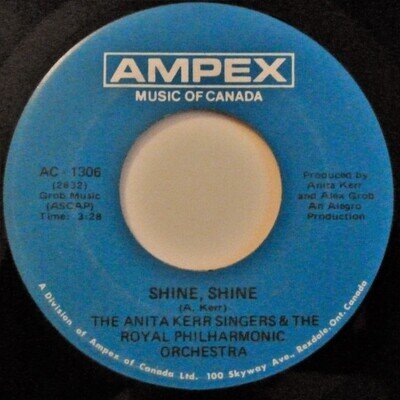 Anita Kerr Singers - Shine Shine / Oh Holy Night - Used Vinyl Record - Y8100z