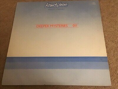 Atmosphere Music Library- Deeper Mysteries 011- Vinyl LP Excellent Condition