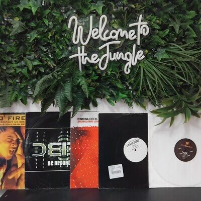 DNB vinyl Bad Company X 5 Bundle Inc The Nine Records 12" Drum And Bass