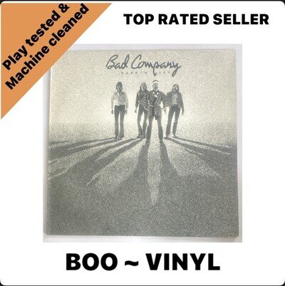 Bad Company Burning Sky Portuguese Issue LP Vinyl Record Island EX/EX