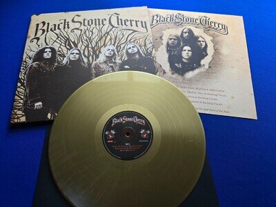 Black Stone Cherry Self-Titled Gold Vinyl Numbered Gatefold LP #1522 with insert