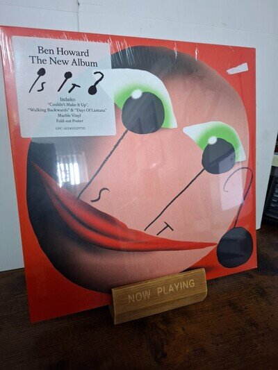 BEN HOWARD-IS IT, GREY MARBLED VINYL LP (BRAND NEW SEALED) 2023