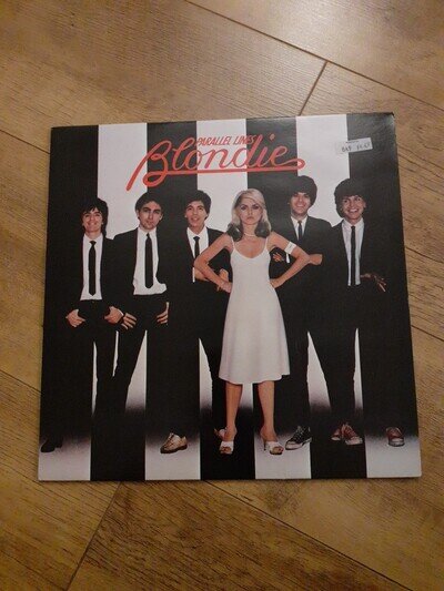 Blondie Parallel Lines Vinyl LP 1978 VG+/VG+ Lyrics On Inner Sleeve