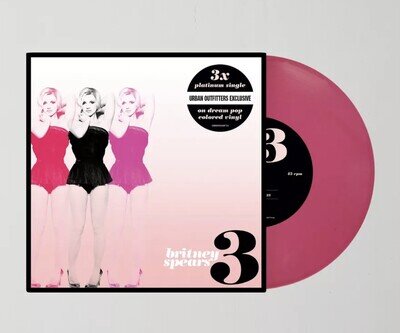 Britney Spears “3" Exclusive Urban Outfitters 7” Vinyl Single Sealed - in hand