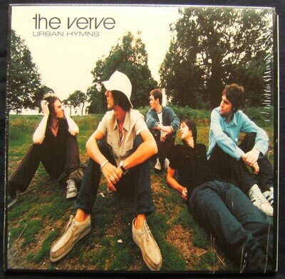THE VERVE Urban Hymns VINYL 2LP UK 1997 Virgin HUTLP 45 Band Labels NO RIM TEXT