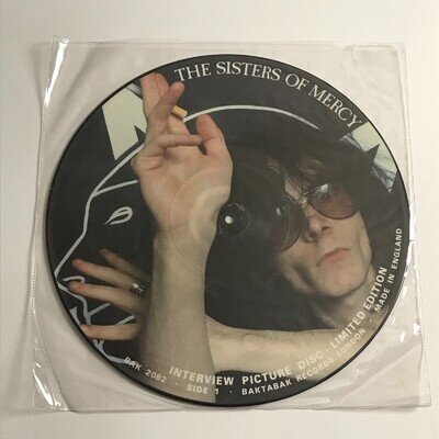 The Sisters Of Mercy - Interview Pic Disc Ltd Edn 12" Record - BAK 2082 VG+/VG+