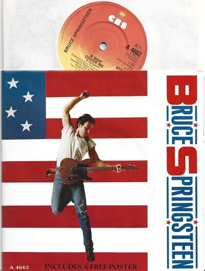 BRUCE SPRINGSTEEN - COVER ME 7" POSTER SLEEVE