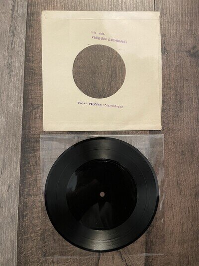 Philip Boa / Membranes - Flexi Disc 4 Track With Plain Black Disc