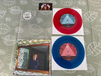 TY SEGALL 7" RED & BLUE VINYL'S & 3D P/S (MR FACE EP) *NEW/UNPLAYED*