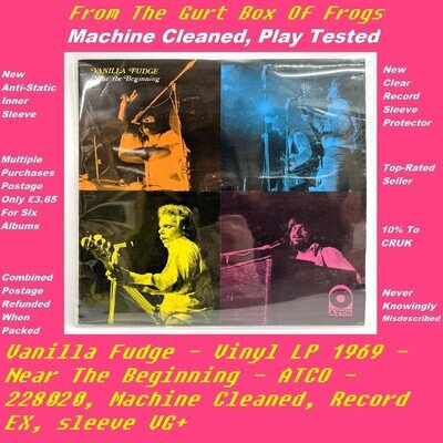 Vanilla Fudge - Vinyl LP 1969 - Near The Beginning - ATCO - 228020 - EX/VG+