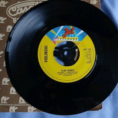 CLOG DANCE - VIOLINSKI, (FROM E.L.O.) 1978 7" vinyl JET136 GD UK POST