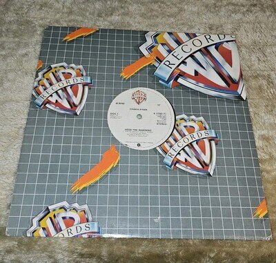 EX-/EX. CHAKA KHAN Heed the Warning. Vinyl 12" Single. Warner Records K17793T