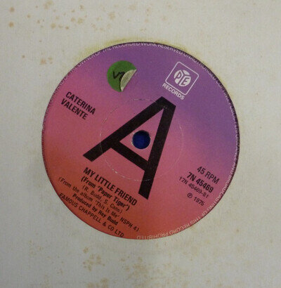 CATERINA VALENTE -LOVE SAID GOODBYE / MY LITTLE FRIEND PROMO 7" GODFATHER II