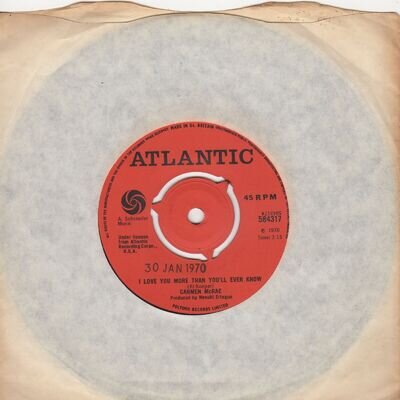 Carmen McRae I Love You More Atlantic 584317 Soul Northern Motown
