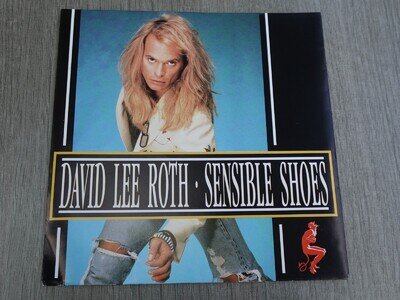 David Lee Roth SENSIBLE SHOES 1991 EU 7" P/S 1st Press PLAYS MINT HEAR