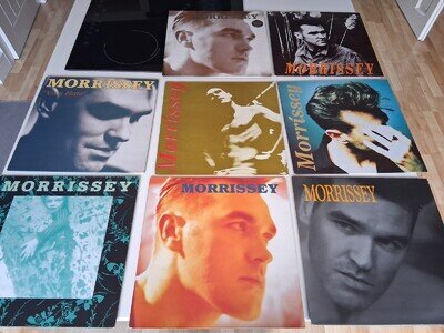Morrissey 12 Inch Vinyl album &Singles Bundle x8 Records