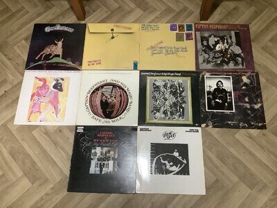 Job Lot Of 9 Captain Beefheart Albums