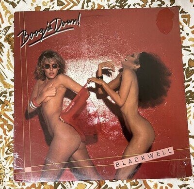 Blackwell - Boogie Down, 1978 SEALED LP, Vinyl Nude Cheese Cake Cover