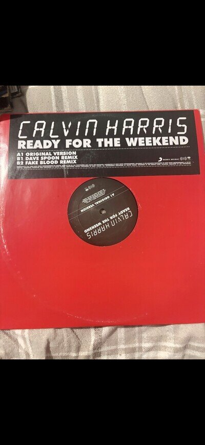 Calvin Harris Ready For The Weekend Ep 12” Vinyl Record