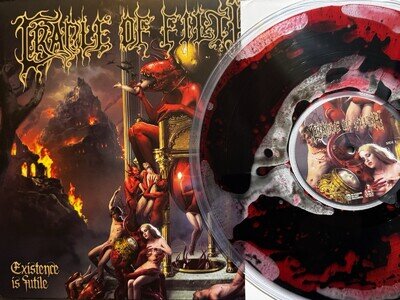 Cradle Of Filth Existence Is Futile 2LP Limited Edition Pop Up - Liquid Vinyl