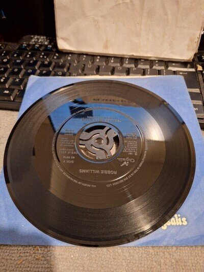 ROBBIE WILLIAMS ANGELS VERY RARE CHRYSALIS JUKEBOX PROMO G+ 7" VINYL SINGLE