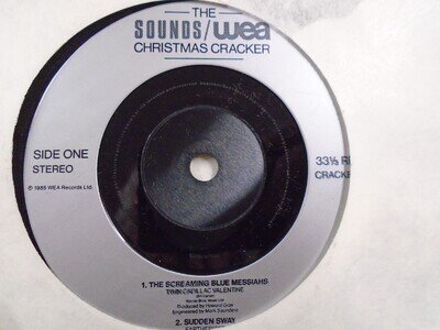 SOUNDS/WEA CHRISTMAS CRACKER 7" EX+ COND.