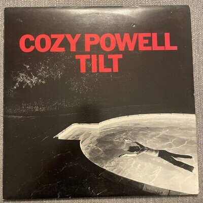 Cozy Powell -Tilt Vinyl LP - Polydor 1991. Jeff Beck, Gary Moore, Don Airey Etc