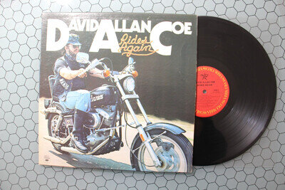 David Allan Coe – Rides Again, 1977 LP, Columbia – KC 34310