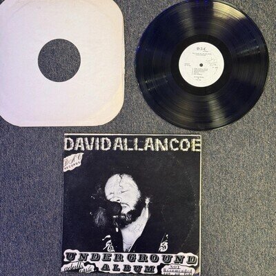 Rare David Allan Coe Underground Album Vinyl Hard To Find Record