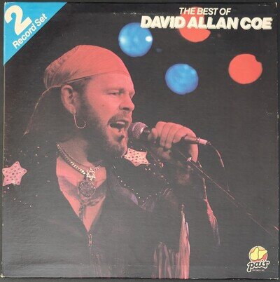 David Allan Coe The Best Of Vinyl 1984 2 Record Set Compilation Controversial