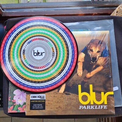 Blur Parklife 2024 Record store day Zoetrope picture disc vinyl rare