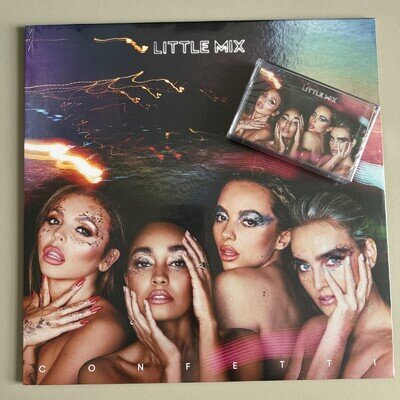 Little Mix : Confetti VINYL 12" Album (2020) + silver glitter cassette ***SEALED