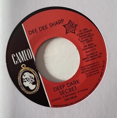 DEEP DARK SECRET - DEE DEE SHARP (OUTTA SIGHT)