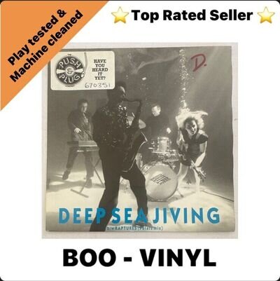 Deep Sea Jivers - Deep Sea Jiving / Raptures - 7” Vinyl Record EX / VG+