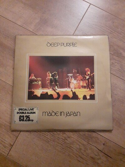 Deep Purple Made In Japan Vinyl 12" Double LP Gatefold 1972 A 1U B 1U Porky Peck