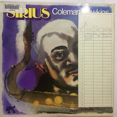 COLEMAN HAWKINS (SIRIUS) BBC GRAMOPHONE LIBRARY LP (PABLO RECORDS)