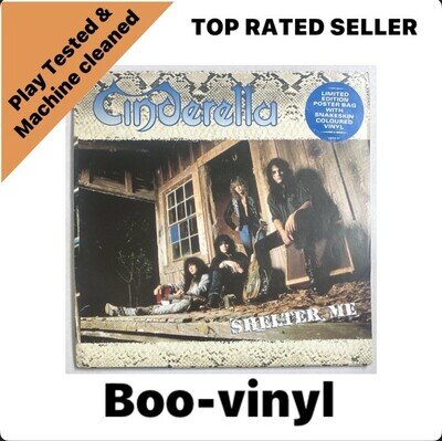 Cinderella - Shelter Me 12” Picture Disc Snakeskin Vinyl & Poster Sleeve EX/EX