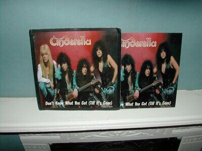 Cinderella-Don't know what you got(till it's gone) 7" Poster Sleeve 1989