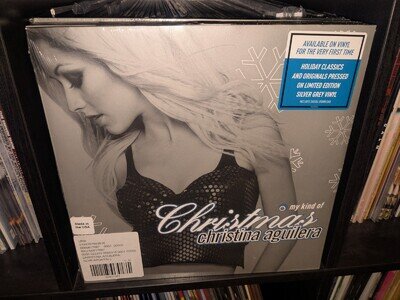 * Christina Aguilera - MY KIND OF CHRISTMAS - Silver Color Vinyl LP - NEW SEALED