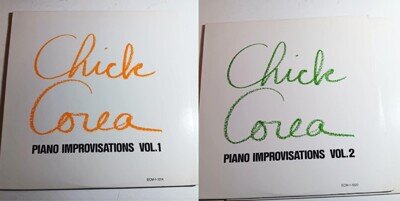 Chick Corea / Piano Improvisations Vol. 1 & Vol. 2 VINYL LP BUNDLE / JAZZ ECM EX