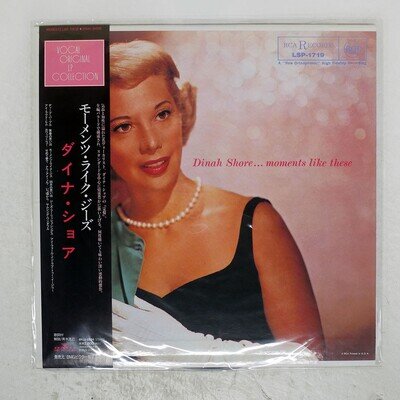 DINAH SHORE MOMENTS LIKE THESE BMG BVJJ2834 Japan OBI VINYL LP
