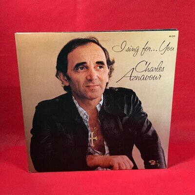 CHARLES AZNAVOUR I Sing For You 1975 UK vinyl LP Woman Of Today Take Me Away