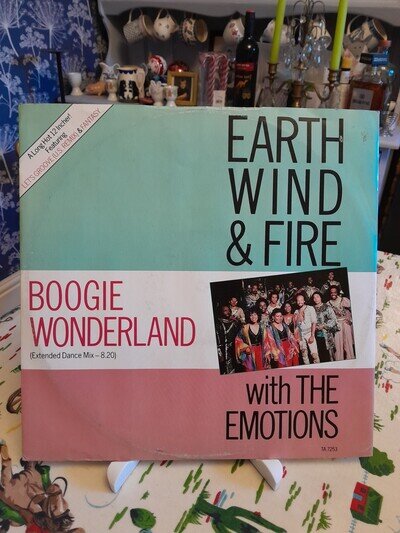 Earth Wind & Fire: Boogie Wonderland (1986) 3-Track 12" Vinyl Single TA 7253
