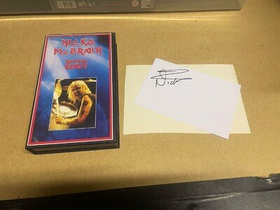 Nicko McBrain Autograph And Video