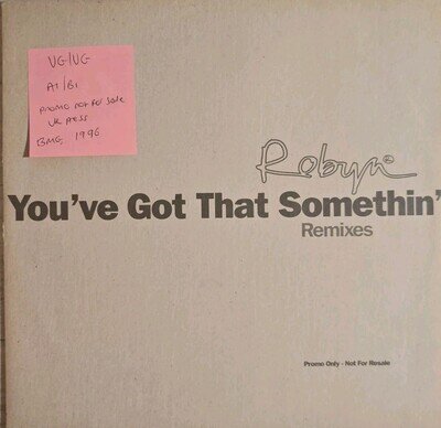 Robyn You've Got That Somethin' Vinyl Record VG/VG ROB1 1996
