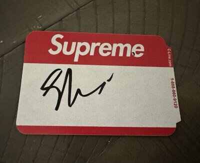 Soulja Boy Autograph Signed Supreme Badge Rapper Crank That