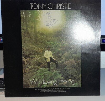 Tony Christie Signed Autographed LP With Loving Feeling