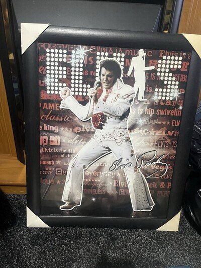Elvis Presley Poster In Frame