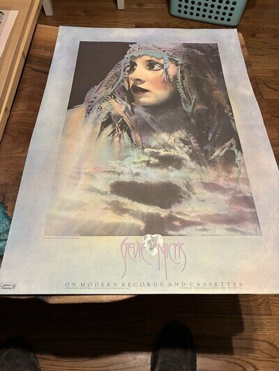 Stevie Nicks-The Wild Heart Rare Promo Poster 1980 Record 21x30" Fleetwood Mac